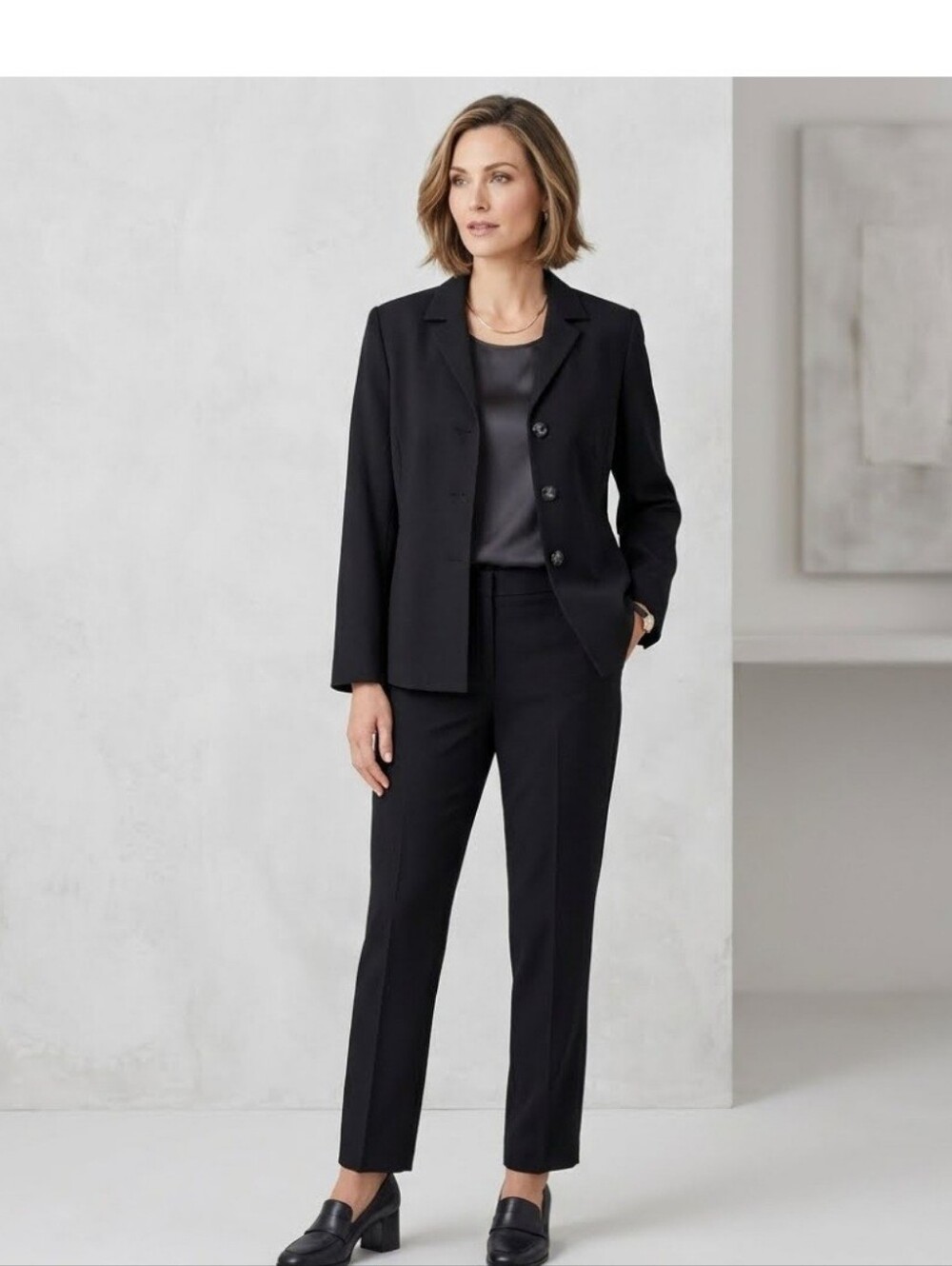 Karen Scott Black Women’s Dress Jacket Size 16